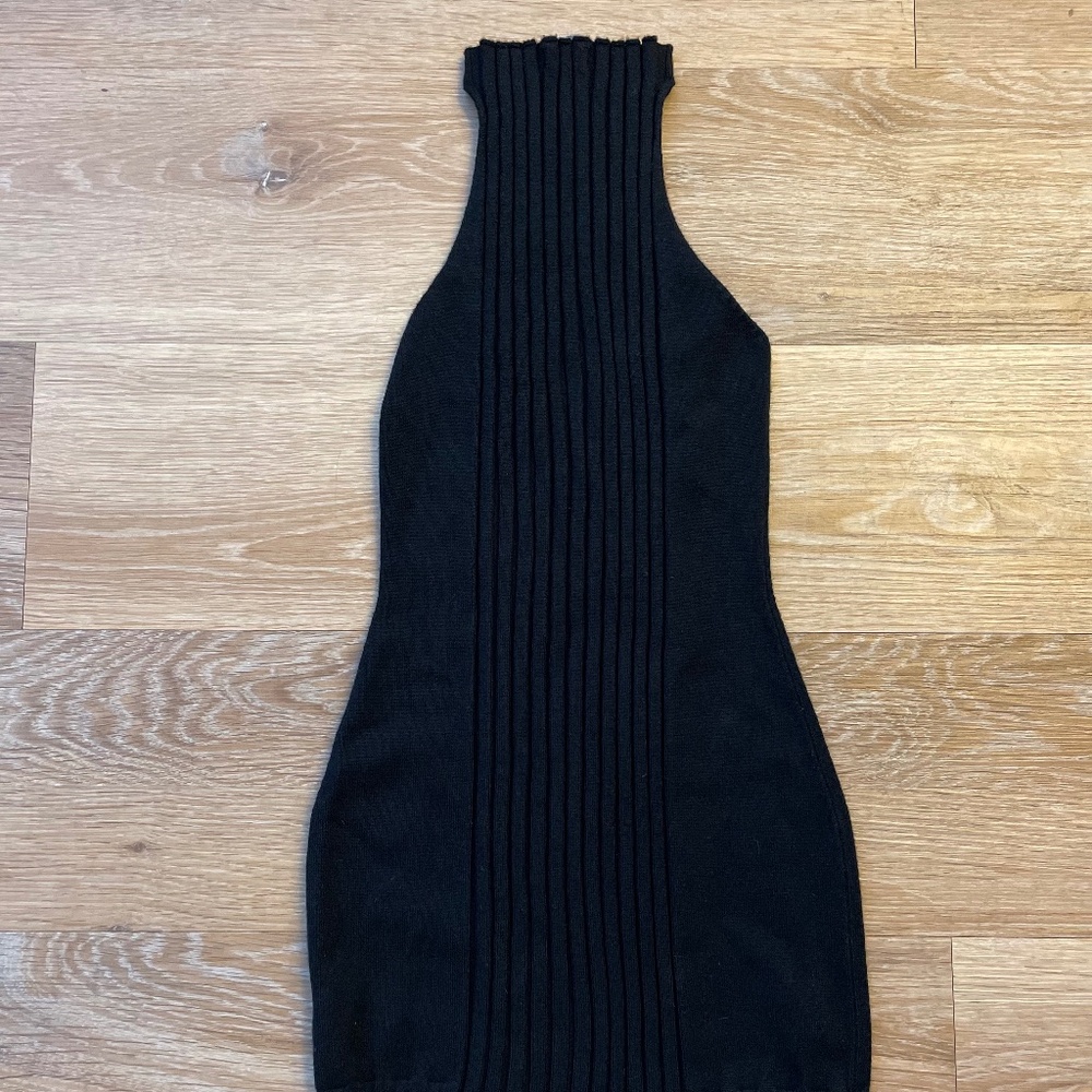 Slim/long fit sweater dress/vest